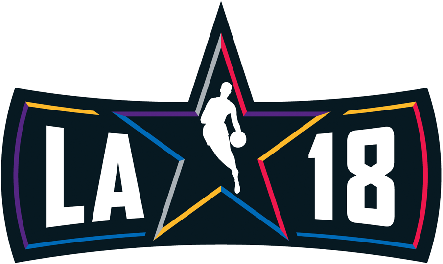 NBA All-Star Game 2018 Wordmark Logo iron on transfers for T-shirts